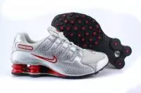 baskets nike shox promos nz taille 36-46 -argent-rouge06